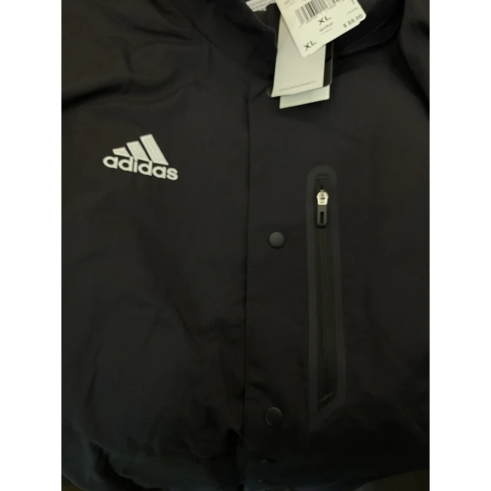 ADIDAS MLS ANTHEM MENS JACKET dark gray Size XL New